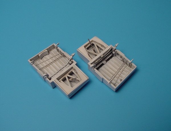 Baie de train d'atterrissage Aires 4174 A-1H SKYRAIDER 1/48 Tamiya