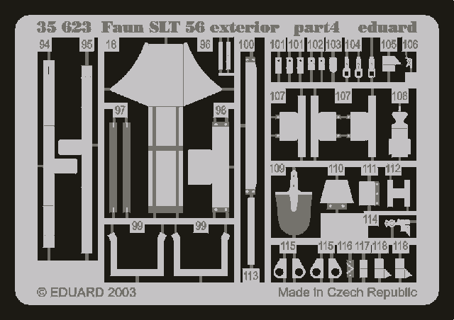 Eduard 35623 Faun SLT 56 exterior (TRUMPETER) 1/35 – zdjęcie 2