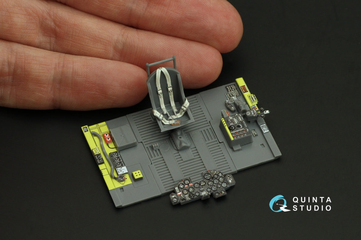 Quinta Studio QD48498 P-47С Thunderbolt 3D-Printed &amp;amp; coloured Interior on decal paper (Dora Wings) 1/48 – zdjęcie 6