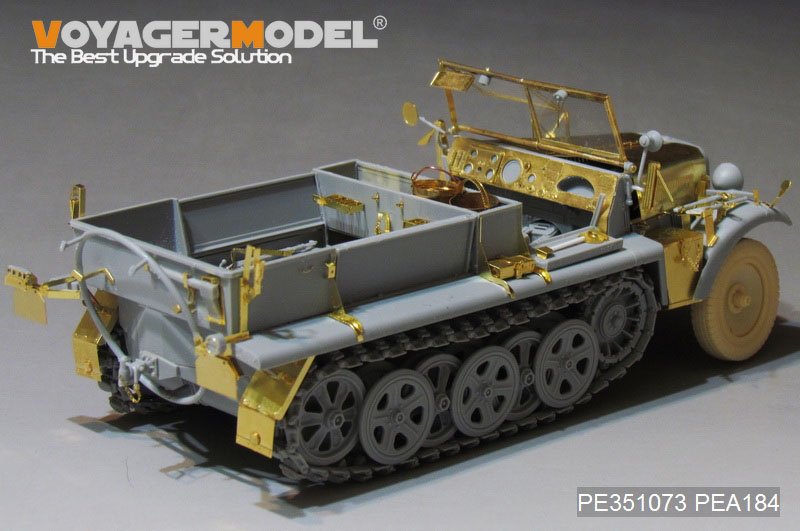 Voyager Model PE351073 WWII German Sd.Kfz.10 Asuf.B Half Track Early Version（For DRAGON 6731） 1/35 – imagen 3