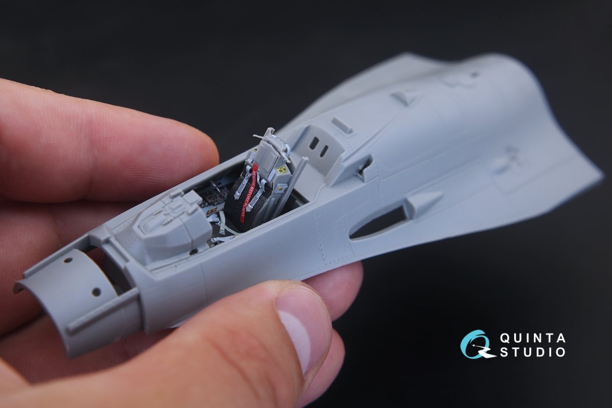 Quinta Studio QD48167 F-16A 3D-Printed &amp;amp; coloured Interior on decal paper (for Kinetic kit) 1/48 – imagen 8