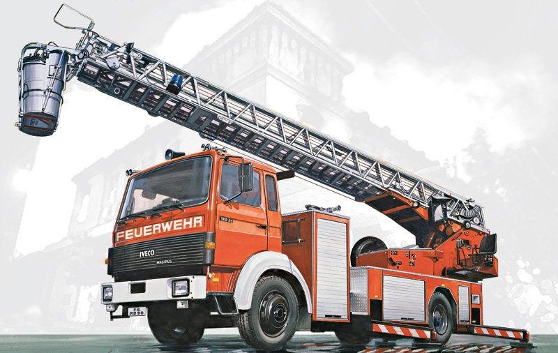 Italeri 3784 IVECO MAGIRUS DLK 26-12 Fire Ladder Truck 1/24 – Bild 2