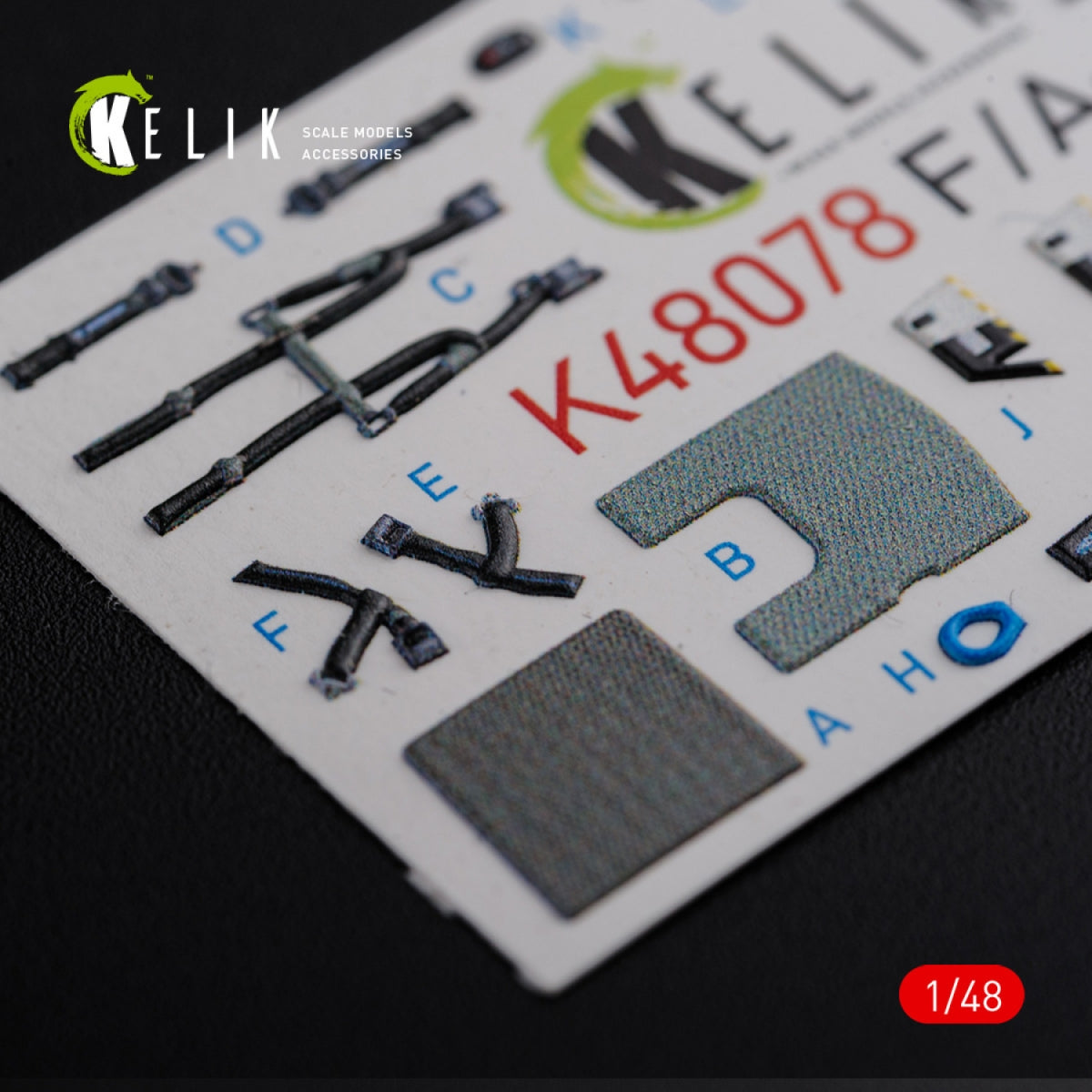 KELIK K48078 F/A-18F Super Hornet interior 3D decals for MENG kit 1/48 – Bild 12