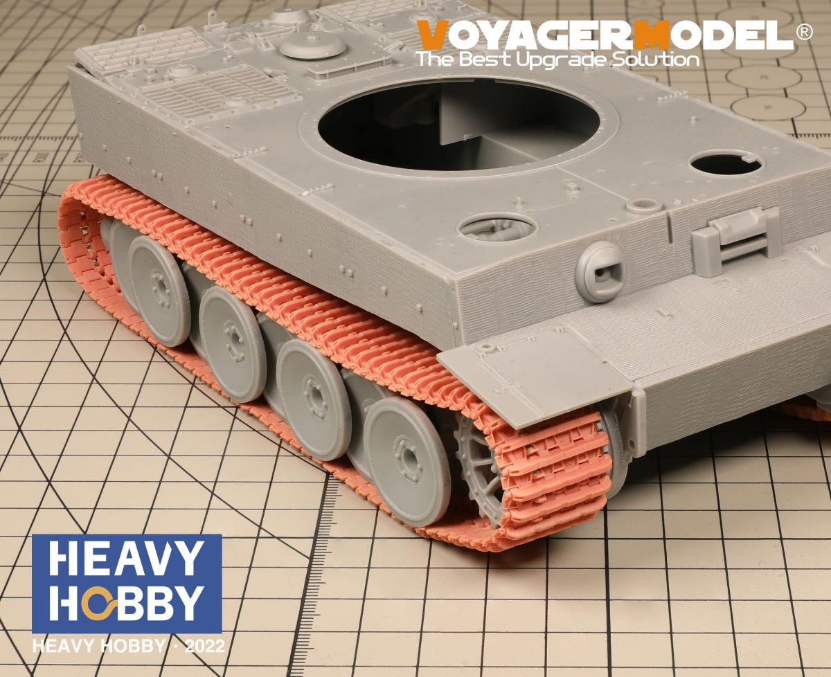 Chenilles Heavy Hobby PT35002 pour char Tiger I allemand de la Seconde Guerre mondiale (version initiale), compatibles avec les maquettes Dragon 6252, 6600, RFM 5075 et 5078 au 1/35.  – image 4