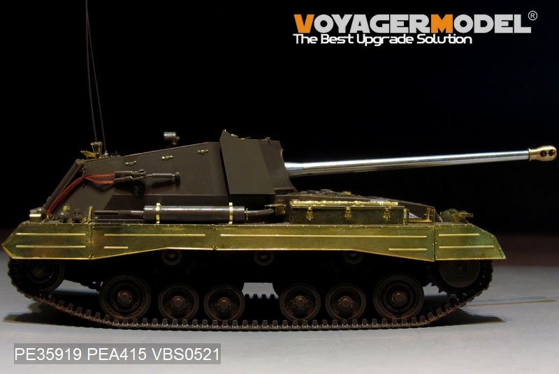 Voyager Model PEA415 WWII British Archer Self-Propelled Anti-Tank Gun track covers additional parts(For TAMIYA 35356) 1/35 – Bild 2