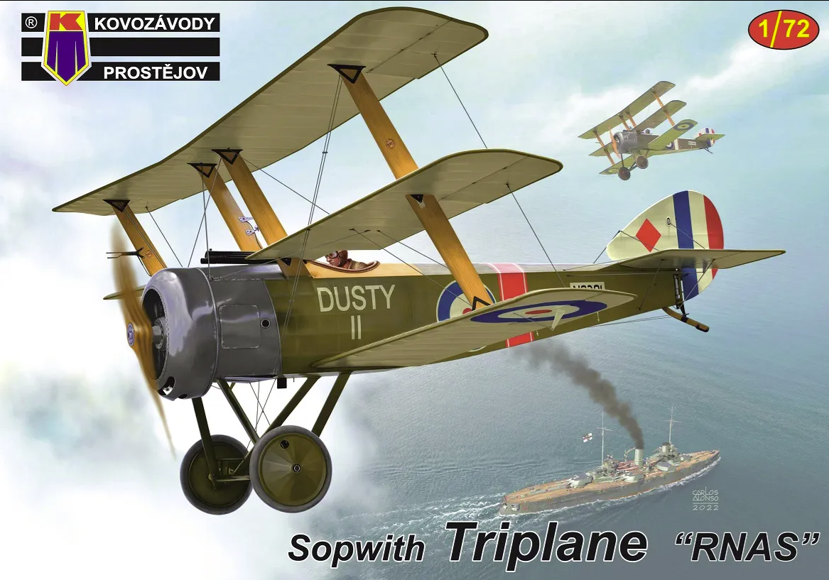Kovozavody Prostejov KPM0338 Triplan Sopwith « RNAS » 1/72