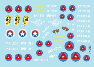 Star Decals 35-C1337 Tanks &amp;amp; AFVs in Cuba # 1. M4A3E8 Sherman, A34 Comet, Staghound, Greyhound, M3A1 Scout Car, M3A1 Stuart.1/35 – Bild 2