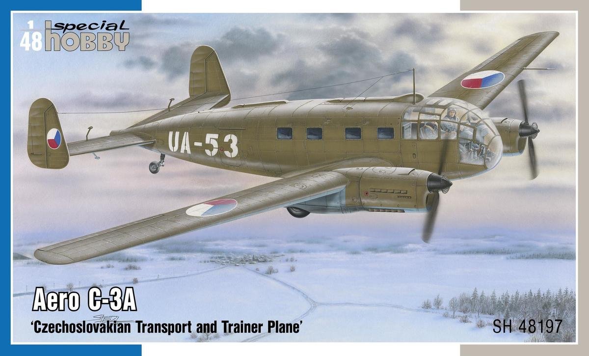 Special Hobby 48197 Aero C-3A &amp;#39;Czechoslovakian Transport and Trainer Plane&amp;#39; 1/48
