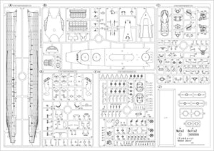 Pontos 70003R1 IJN Battleship Yamato 1941 1/700 – Bild 4