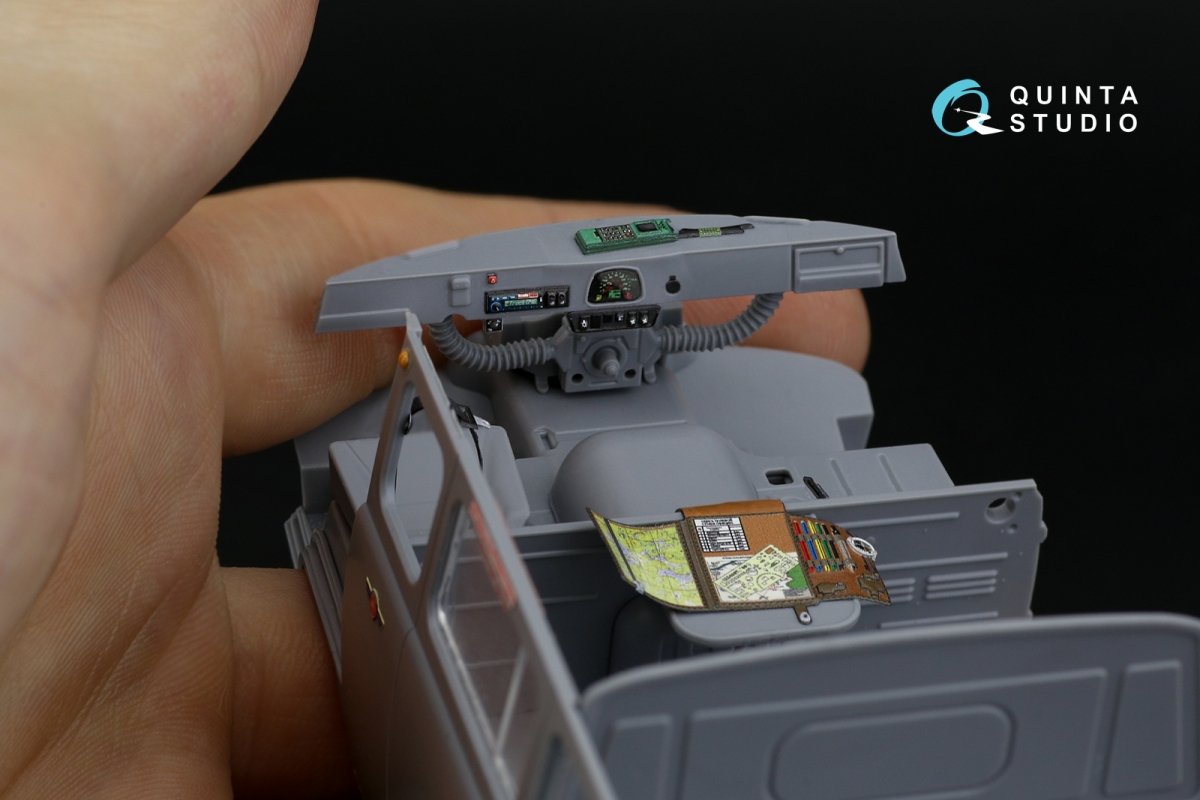 Quinta Studio QD35045 UAZ-3909 3D-Printed &amp;amp; coloured Interior on decal paper (Zvezda) 1/35 – zdjęcie 3