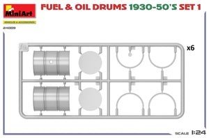 MiniArt 24009 FUEL OIL DRUMS 1930-50’S SET 1. GERMAN TYPE 1/24 – Bild 4