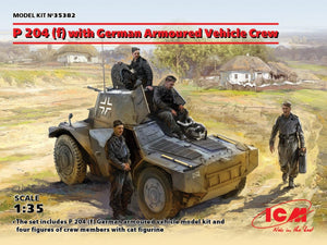 ICM 35382 P 204 (f) with German Armoured Vehicle Crew 1/35
