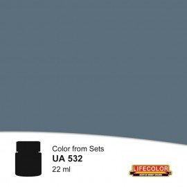 Lifecolor UA532 Gris Océan Foncé de l&amp;#39;Armée de l&amp;#39;Air Italienne 27 FS36118 22 ml
