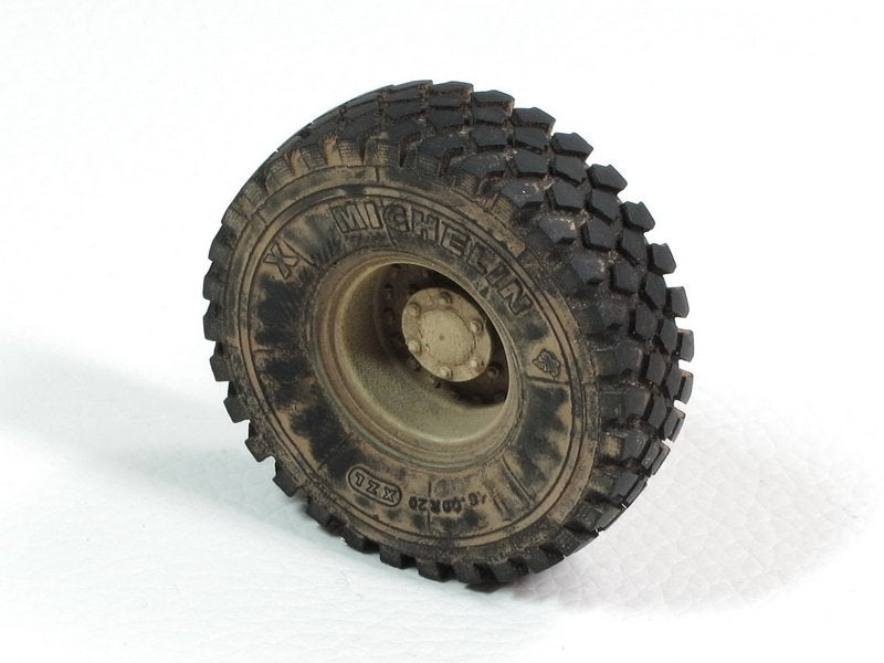 E.T. Model ER35-043 Modern“Buffale&amp;quot;6X6 MPCV(2004-2006 Production)Weighted Road Wheels For Bronco 35100 1/35 – immagine 2