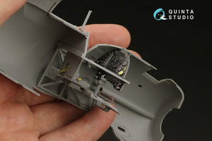 Quinta Studio QD32135 Gloster Gladiator Mk II 3D-Printed &amp;amp; coloured Interior on decal paper (ICM) 1/32 – immagine 3