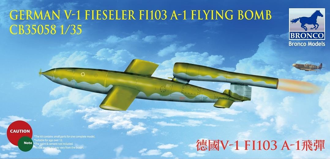 Bronco CB35058 German V-1 Fi103 A-1 Flying Bomb 1/35
