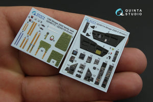 Quinta Studio QD48114 Mirage 2000-5 3D-Printed &amp;amp; coloured Interior on decal paper (for Kinetic kit) 1/48 – Bild 2