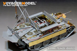 Maquette Voyager PE35980 Bergepanther Ausf.A allemand de la Seconde Guerre mondiale (type tardif, porte-outils Panther G) - Base pour TAKOM 2101 au 1/35 – image 10
