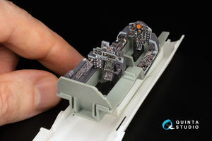 Quinta Studio QDS+48486 F-4N Phantom II Intérieur imprimé en 3D et coloré sur papier décalcomanie (Academy) (Petite version) (avec pièces en résine imprimées en 3D) 1/48  – image 10