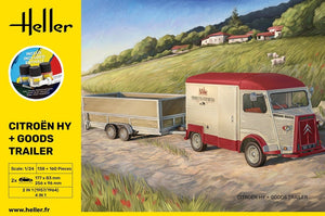 Heller 52331 Starter Kit Citroen Hy + Goods Trailer 1/24 – imagen 2