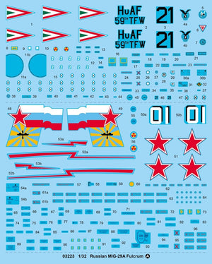 Trumpeter 03223 Russian MIG-29A Fulcrum 1/32 – immagine 5