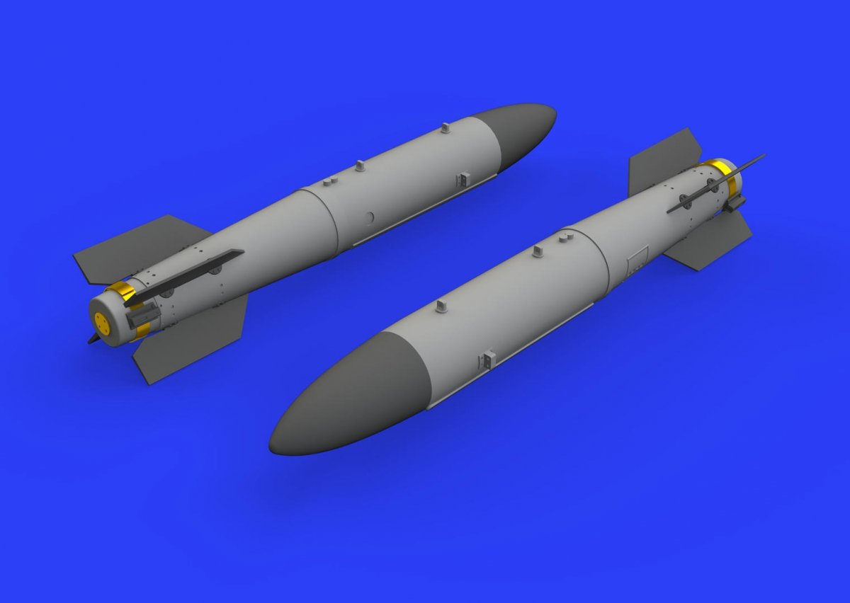 Eduard 672214 B43-0 Nuclear Weapon w/ SC43-4/ -7 tail assembly 1/72 – Bild 2