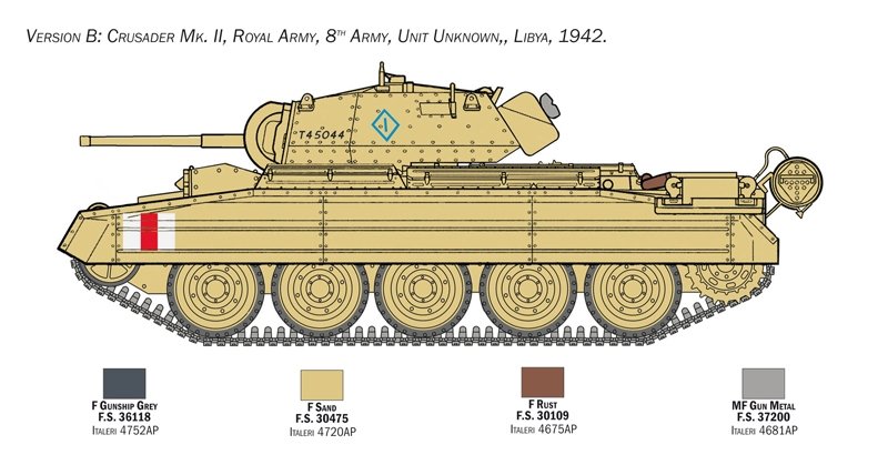 Italeri 6579 Crusader II w/ 8th Army Infantry 1/35 – Bild 3
