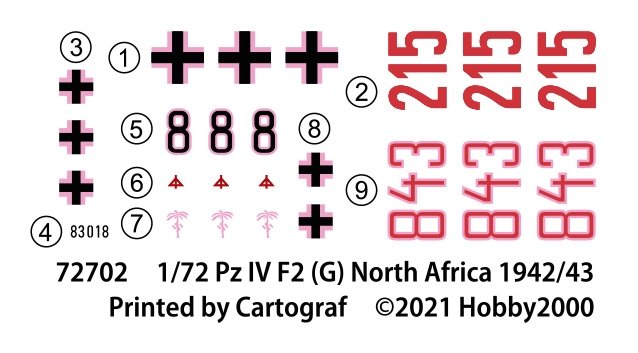 Hobby 2000 72702 Pz.Kpfw.IV Ausf.F2 (G) North Africa 1942 – DRAGON + CARTOGRAF 1/72 – imagen 3