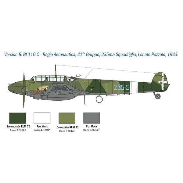 Italeri 2794 MESSERSCHMITT BF-110 C/D 1/48 – image 7
