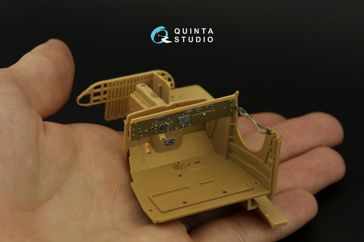 Quinta Studio QD35059 GMC CCKW 352 Open Cab 3D-Printed &amp;amp; coloured Interior on decal paper (HobbyBoss) 1/35 – Bild 3