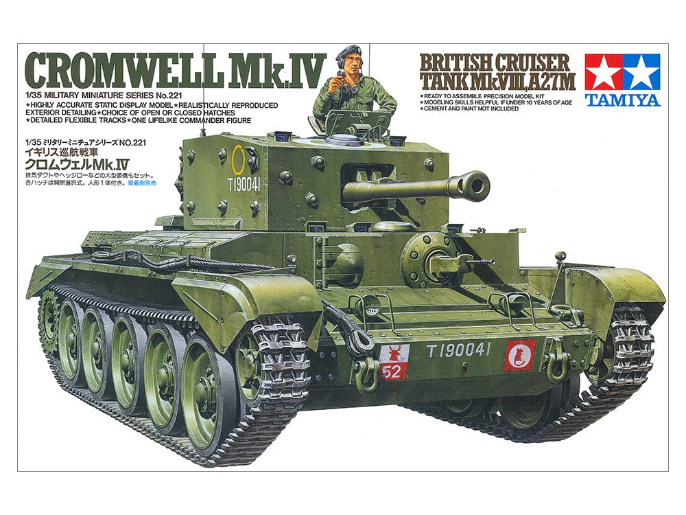 Tamiya 35221 Cromwell Mk.IV British Cruiser Tank Mk.VIII, A27M 1/35 – immagine 2