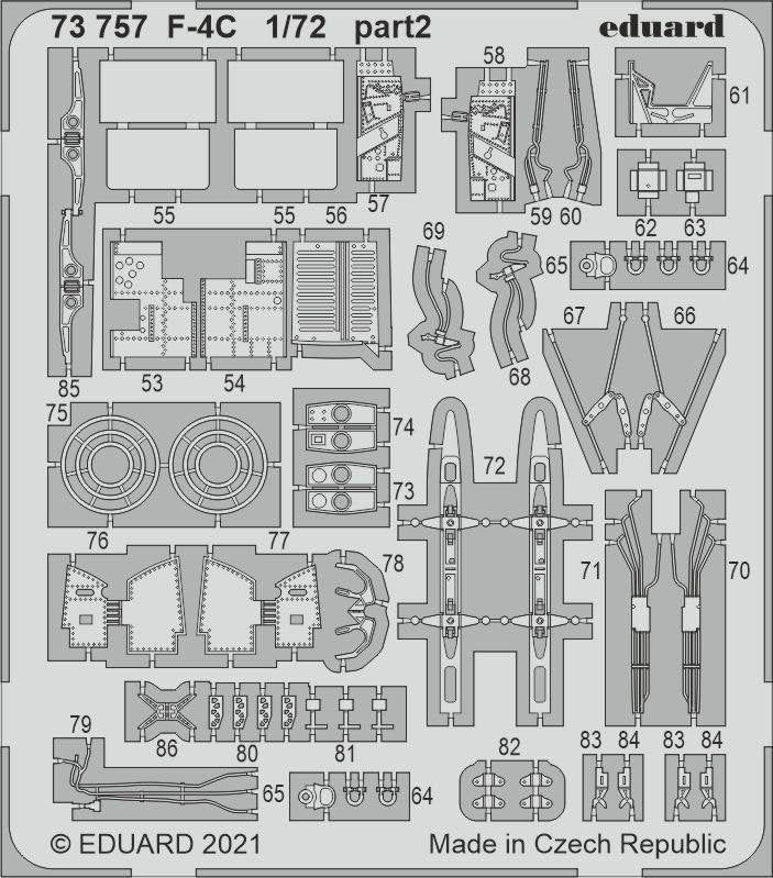 Eduard 73757 F-4C FINE MOLDS 1/72 – image 3