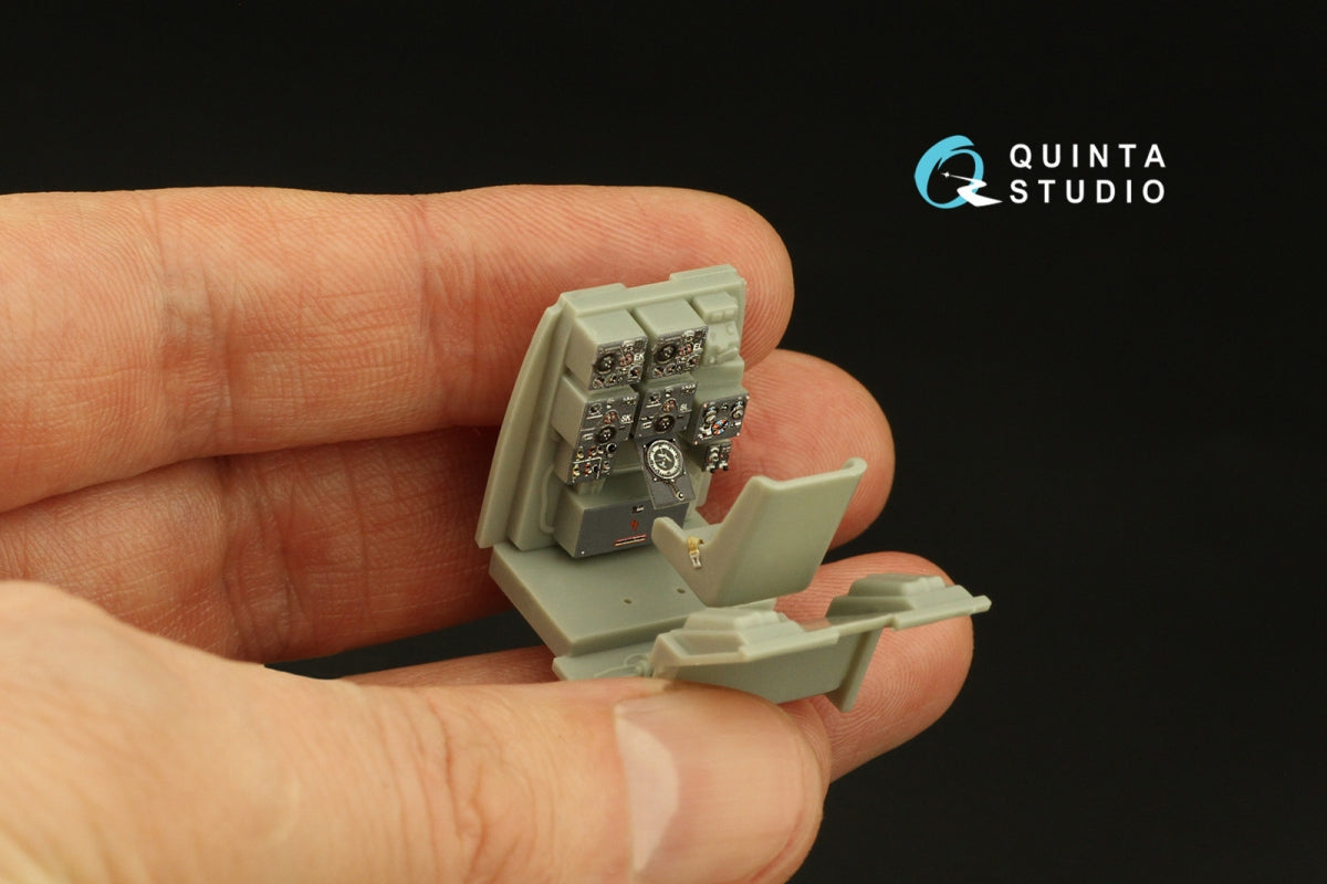 Quinta Studio QD48353 Me 410 3D-Printed &amp;amp; coloured Interior on decal paper (Meng) 1/48 – imagen 7