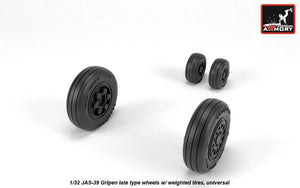 Roues Armory Models AW32503 JAS-39 Gripen avec pneus lestés, fin de série, échelle 1/32 – image 2