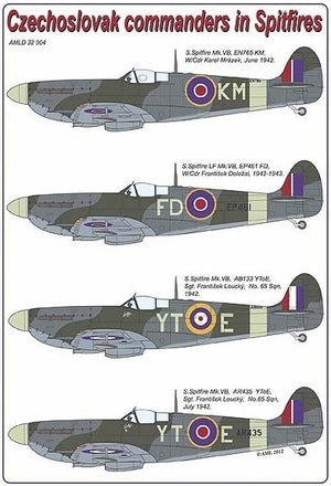 AML D32004 Czechoslovak commanders in the Spitfire 1/32 – imagen 2