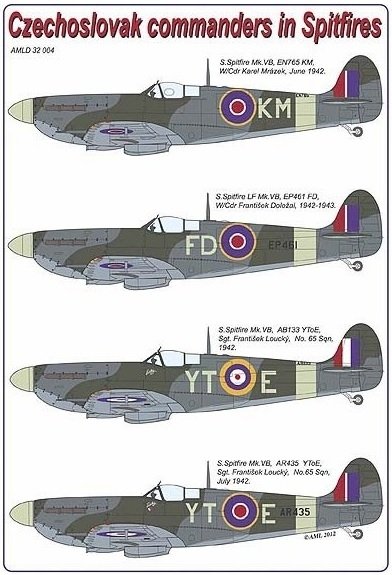 AML D32004 Czechoslovak commanders in the Spitfire 1/32 – imagen 2