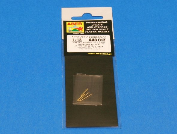 Aber A48 012 Set of 2 barrels for Japanese 7,7 mm Type 97 aircraft machine guns 1/48 – Bild 3
