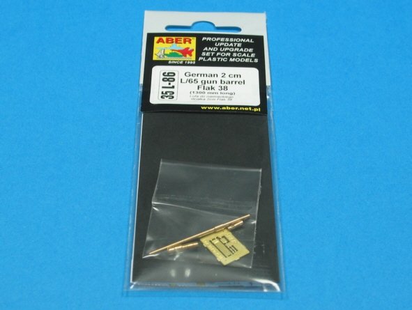 Aber 35L-086 German 2cm L/65 gun barrel for Flak 38 1/35 – immagine 4