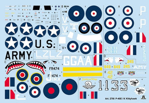 Italeri 2795 P-40 E/K KITTYHAWK 1/48 – immagine 6