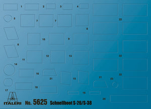 Italeri 5625 SCHNELLBOOT S-26 / S-38 1/35 – Bild 20
