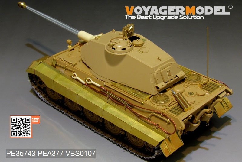 Voyager Model PE35743 WWII German King Tiger (Porsche Turret) （For TAMIYA 35169） 1/35 – Bild 3