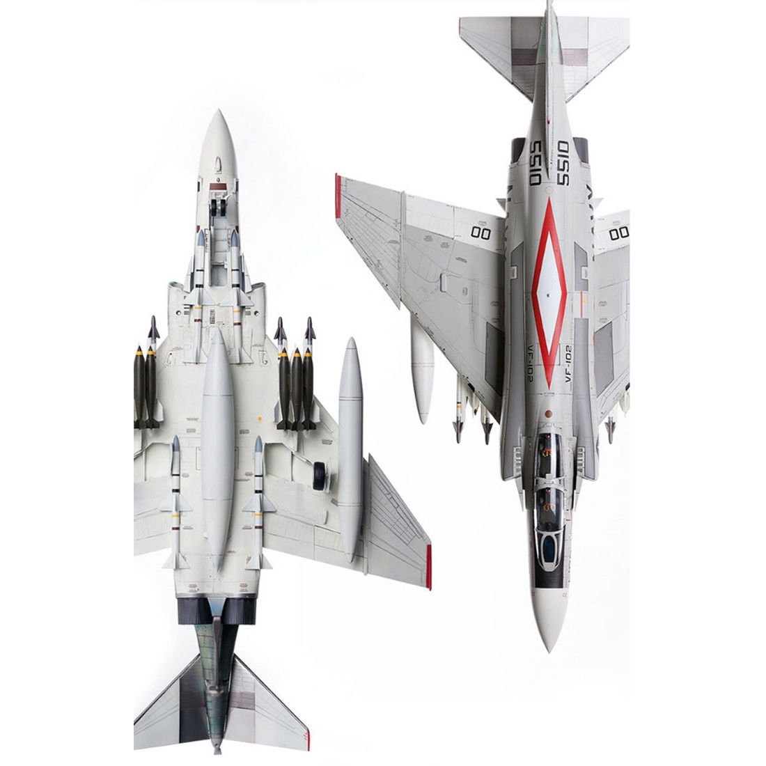 Academy 12323 USN F-4J VF-102 Diamondbacks 1/48 – imagen 6