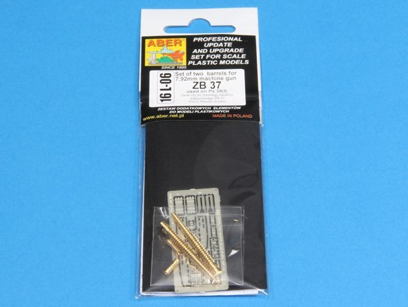 Aber 16L-06 Zestaw dwóch luf ZB 37 do czołgu Pz 38(t) / Set of two barrels ZB 37 for Panzer 38(t) 1/16 – immagine 12