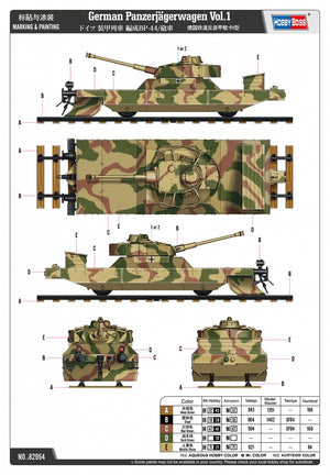 Hobby Boss 82954 German Panzerjägerwagen Vol.1 1/72 – zdjęcie 2
