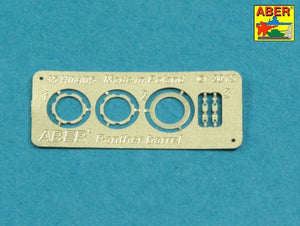 Aber 35L-246 7.5cm Barrel with Muzzle brake for Panther Ausf.G (For Rye Field Model) 1/35 – immagine 7