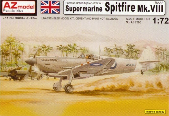 AZ Model AZ7380 Spitfire Mk.VIII RAAF 1/72