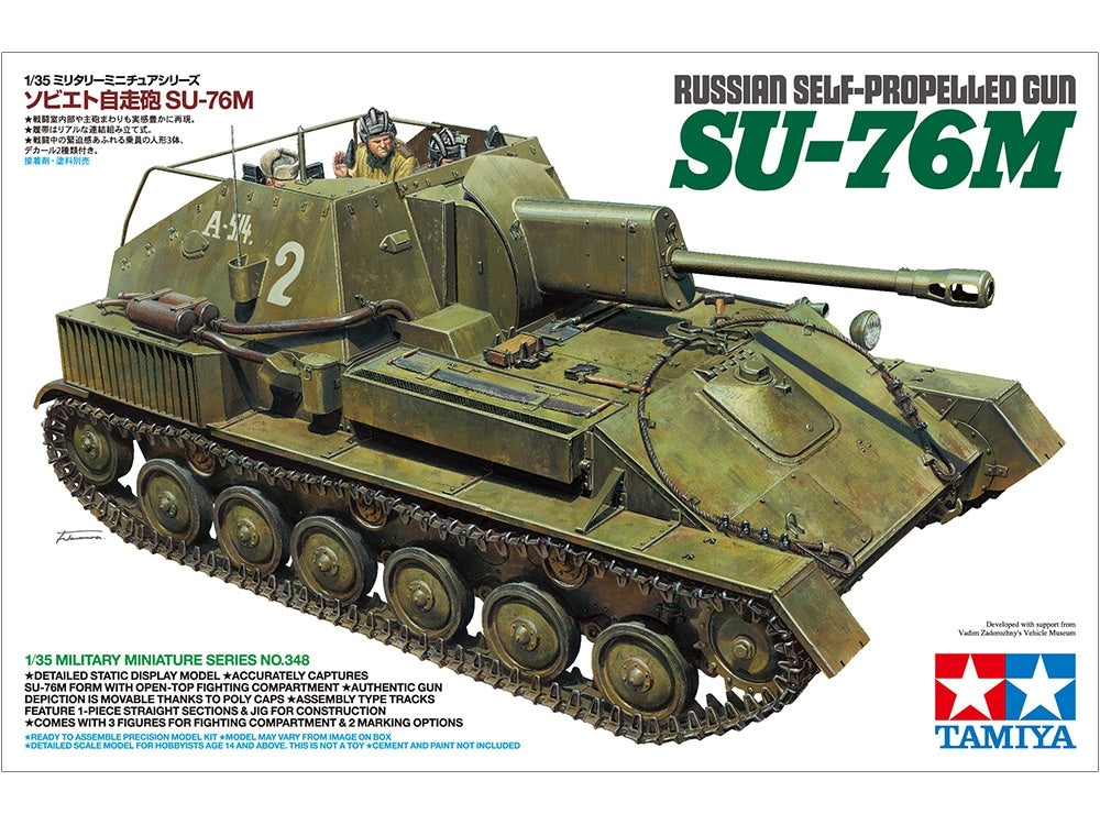 Tamiya 35348 Russian Self-Propelled Gun SU-76M 1/35 – Bild 2