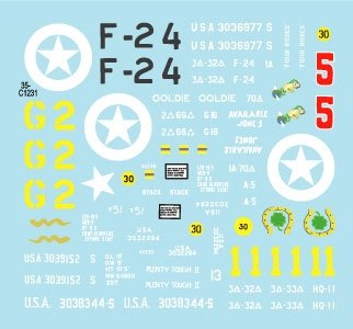 Star Decals 35-C1231 US M4A1 75mm Sherman 1/35 – zdjęcie 3