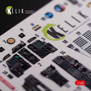 KELIK K48017 A-10C &amp;quot;Thunderbolt&amp;quot; interior 3D decals for Academy kit 1/48 – image 4