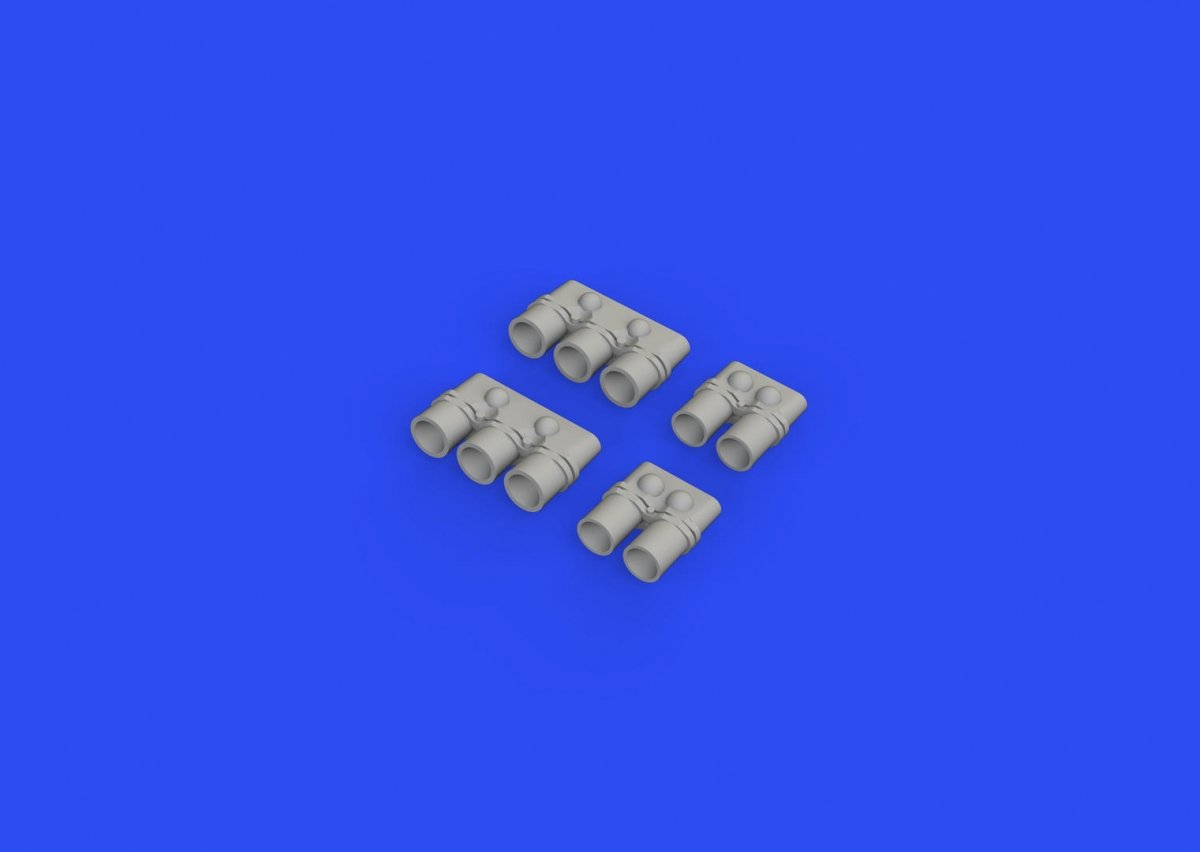 Eduard 648683 F6F exhaust stacks EDUARD 1/48